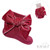 S126-P SOFT TOUCH RIBBED ANKLE SOCKS with LARGE VELVET BOW - DUSKY PINK