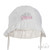 H84-W Soft Touch Dotty Hat with Little Princess Embroidery - White