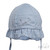 H88-B Soft Touch Check Weave Hat with Little Star Embroidery - Blue