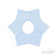 Plain Blue Star Bib No. P5199-B