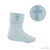 4S11-G Soft Touch Blue Ankle Sock Cross Embroidery