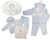 Nursery Time Baby Boys Velour 3 pcs Set with Smocking - Prince