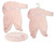 Nursery Time Baby Girls Velour All in One with Smocking - Princess