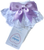 8556 KINDER COLLECTION RIBBON & LACE DOUBLE BOW SOCK LILAC
