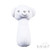 ESQ60-B 'SOFT TOUCH' ECO RECYCLED BEAR SQUEAKY TOY WHITE