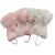 KINDER 2 FAUX FUR POM BOW DIAMANTE HAT WITH TIES KH046