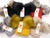 KINDER RIBBED HAT WITH 2 FAUX FUR POMS KH048 - MANY COLOURS
