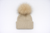 CT90 KINDER BOUTIQUE 1st SIZE RIBBED 1 FUR POM HAT - MANY COLOURS