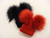 CT91 KINDER BOUTIQUE 1st SIZE SELF COLOUR RIBBED 2 FUR POM HATS - MANY COLOURS
