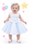 Kinder Boutique Pale Blue Dress with Frill Collar 7000