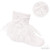 SOFT TOUCH White Deep Lace Ankle Socks W/Bow No. S324-W