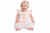 Nursery Time BABY ROMPER-N/B 0/3 3/6-WHITE / HEART BIS-2120-6395