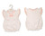 Nursery Time BABY BABY ROMPER-N/B 0/3 3/6-WHITE / HEART  BIS-2120-6396