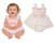 Nursery Time BABY DRESS-N/B 0/3 3/6 6/9-WHITE / HEART BIS-2120-6398