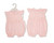 Nursery Time BABY ROMPER -N/B 0/3 3/6-PINK  BIS-2120-6406