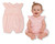 Nursery Time BABY ROMPER -N/B 0/3 3/6-PINK  BIS-2120-6406