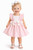 Kinder Boutique Pink Frill Strap 2 Bow Dress 9050