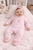 Kinder Boutique Pink Babygrow With Bear Applique BBKK-07