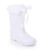MELIA VIVIAN FUR TRIM WELLY BOOTS - WHITE.