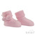 Soft Touch Pink Anti-Slip Terry Socks w/Pom Pom No. S522-P