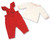 NURSERY TIME  BABY LONG DUNGAREE - NB, 0/3, 3/6 BIS-2020-2723