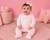 NURSERY TIME BABY 2 PCS SET WITH FRONT LACE - 59 - PINK BW-10-1261