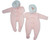 NURSERY TIME BABY ALL IN ONE WITH FUR HOOD - 83 - PINK BW-10-1265