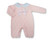 NURSERY TIME BABY ALL IN ONE WITH LACE COLLAR AND BOW - OPEN FEET BW-10-1269