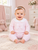 NURSERY TIME BABY ALL IN ONE WITH LACE COLLAR AND BOW - OPEN FEET BW-10-1269