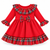 Kinder Boutique Red Bow Tartan Dress 6060