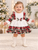 Kinder Boutique Frill Sleeve Tartan Dress 6050