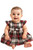 Kinder Collection White Tartan Dress with Satin Trim & Fabric Bow - 3020.
