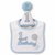 NURSERY TIME Baby First Birthday Bib and Hat Set Blue Bw-0503-0653B
