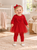 Visara Ivory Tulle Legging Set with Bow Detail 8908