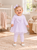 Visara Lilac Tulle Legging Set with Bow Detail 8908