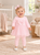 Visara Lilac Tulle Legging Set with Bow Detail 8908