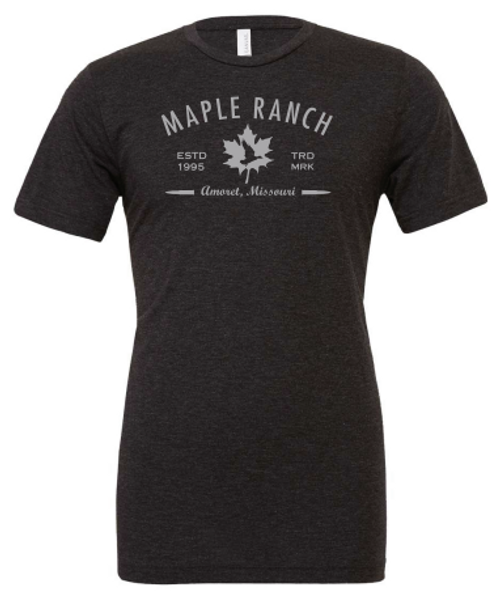 Black Tri-Blend Arched Tee