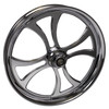 FTD Customs Chrome Harley Davidson 21 inch Fat Front Motorcycle Wheels Maltese