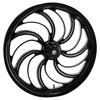 FTD Customs Harley Davidson 23 inch Black Contrast Fat Front Wheel Creeper