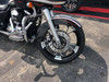 FTD Customs Harley Davidson 23 inch Black Contrast Fat Front Wheel Retaliate