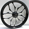 FTD Customs Harley Davidson 23 inch Black Contrast Fat Front Wheel - Thrasher