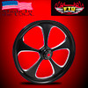 Black Contrast Indian Challenger Wheels - 5 Blade