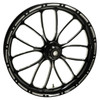 FTD Customs Black Contrast Harley Davidson 26 fat front Wheels Viper LD