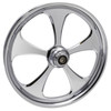 FTD Customs Chrome Harley Davidson 26 Fat Front Wheels 5 Blade