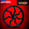 Harley Davidson All Black Road Glide Wheels - Sniper
