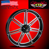 Harley Davidson Ultra Classic Wheels Black Contrast - Valor Harley Davidson Ultra Classic Wheels Black Contrast - Valor