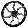 Black Contrast Road Glide Wheels Sniper