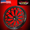 Black Chrome Road Glide Wheels