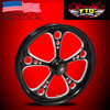 Indian Motorcycle Wheels Black Contrast - 3 Shot