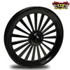 Black Contrast Dragster Front Wheels - Mystic